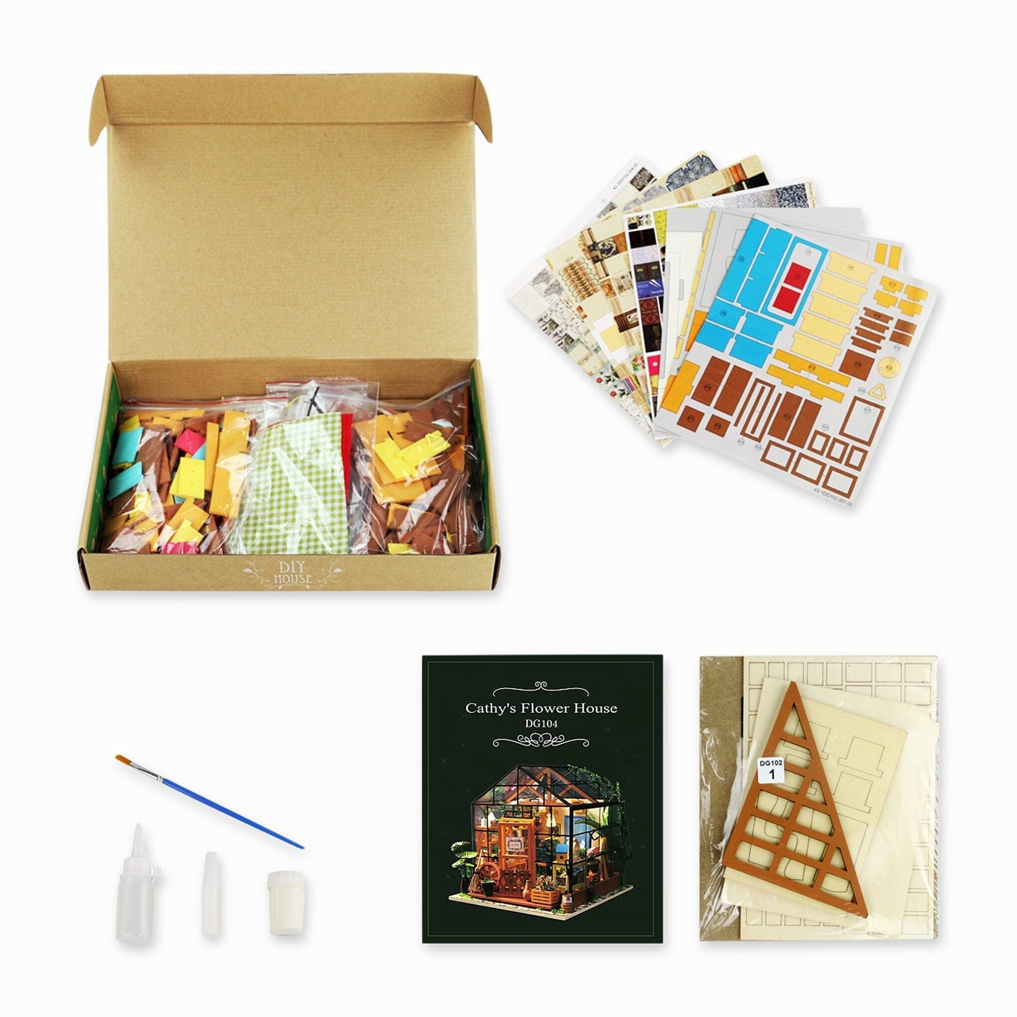 Rolife DIY Miniature Kit - Flower House