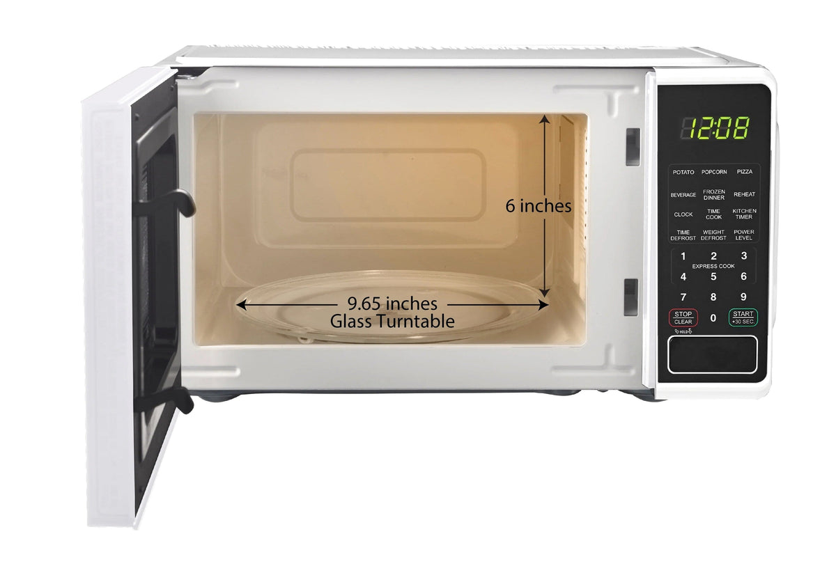 Mainstays Countertop Microwave Oven 0.7 Cu Ft 700 Watts White - MSF0W100072352