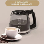 12-Cup Replacement Glass Coffee Carafe Compatible With Hamilton Beach FlexBrew - 990136800