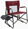 GCI Outdoor Freestyle Rocker XL Folding Rocking Chair With Side Table, Supports 250 lbs