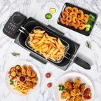 Ushas Electric Deep Fryer With Basket, 3 Liters, 1650W