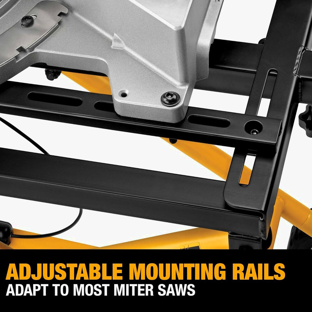 DEWALT Rolling Miter Saw Stand With Wheels, Yellow - DWX726