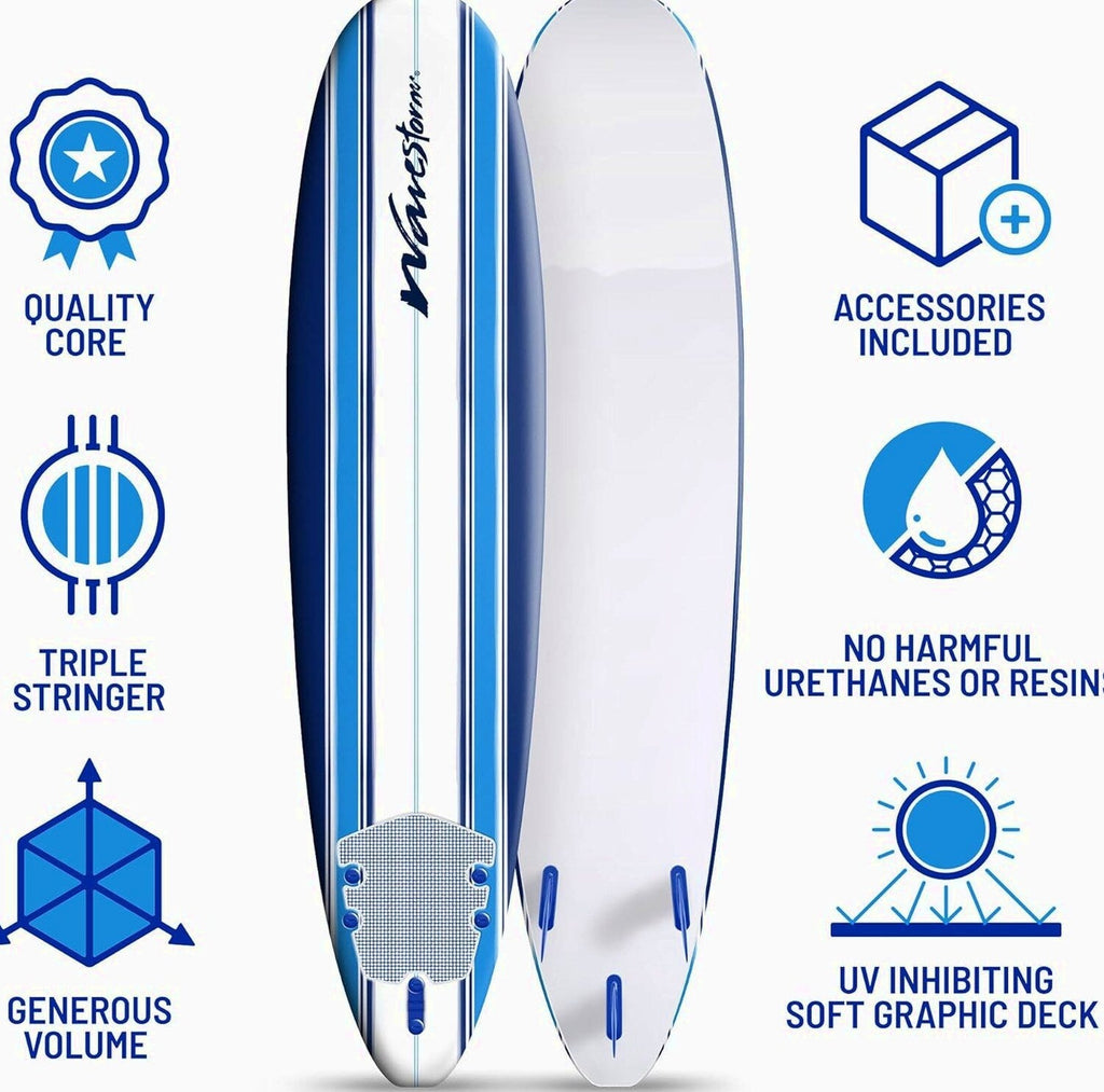 Wavestorm 8ft Classic Longboard - 2025