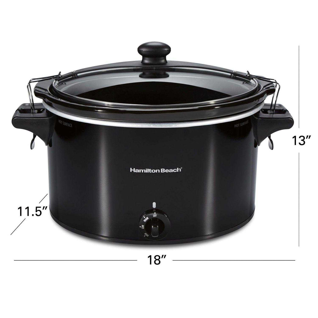Hamilton Beach Stay Or Go Extra-Large Slow Cooker, 10 Quart