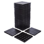 76-Pack Plastic Interlocking Deck Tiles, 68.80 Sq.Ft