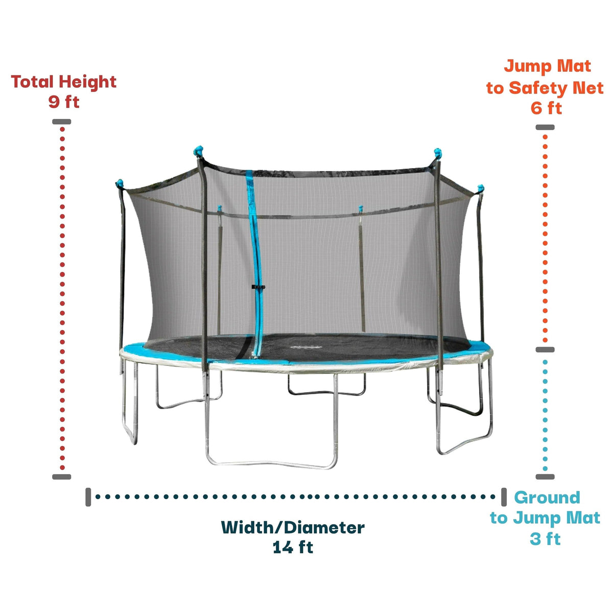 Bounce Pro 14ft Trampoline With Flash Lite Zone