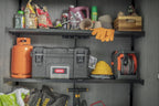 Keter Cortina Alto Outdoor Storage Shed, 62.05 cu. Ft., Graphite - Cortina Alto