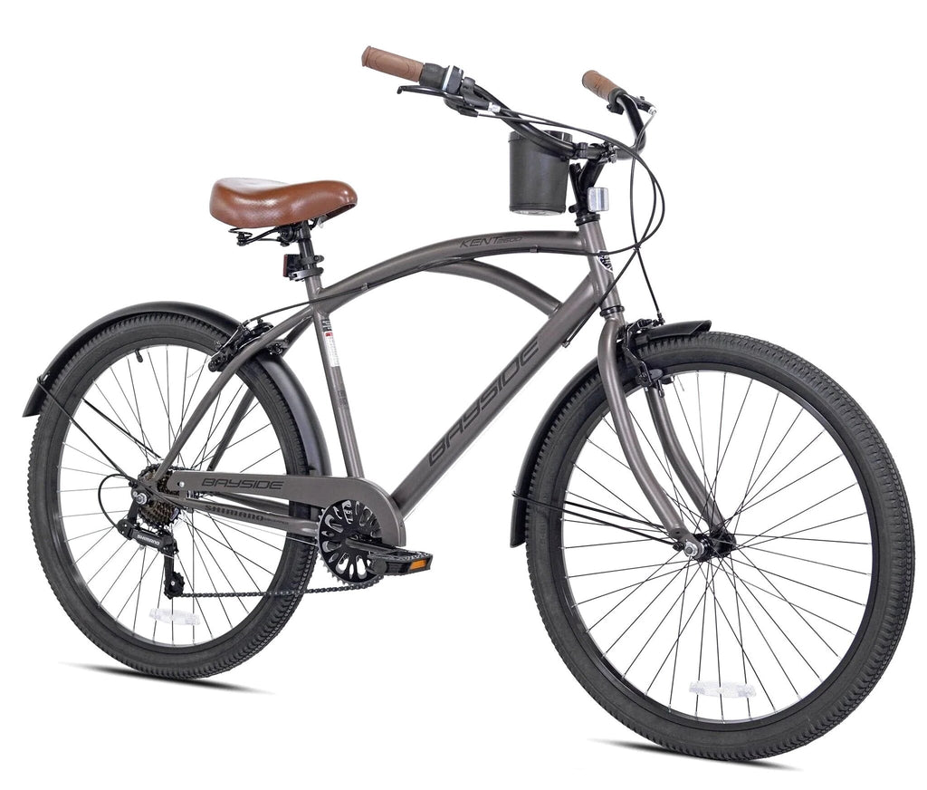 Kent Men's Bayside Cruiser Bike 26 in Satin Cocoa