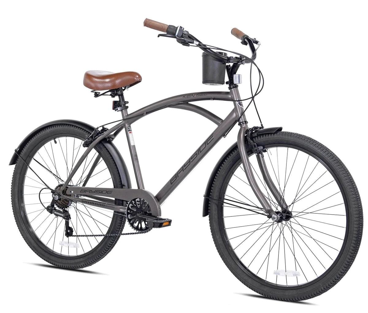 Kent Men's Bayside Cruiser Bike 26 in Satin Cocoa