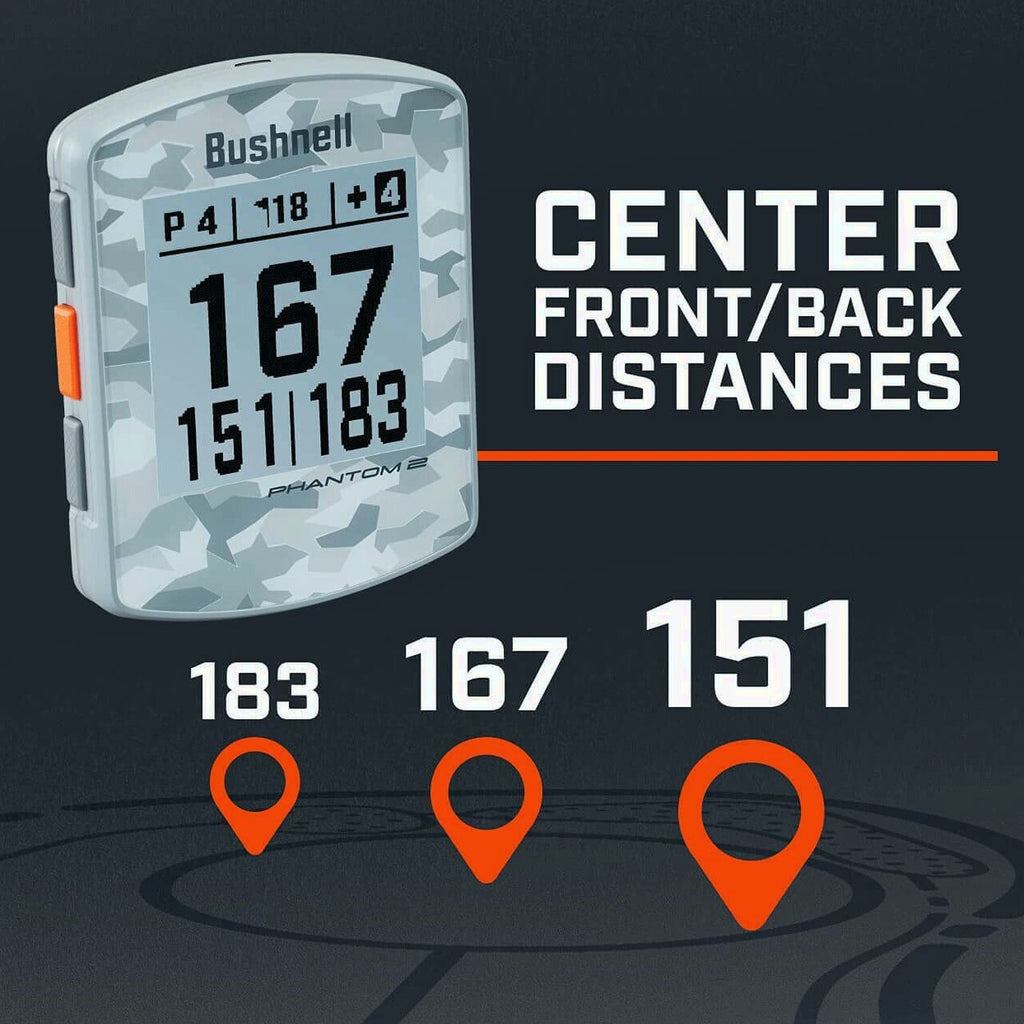 Bushnell Phantom 2 Golf GPS Rangefinder - Black