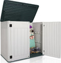 Resin Outdoor Storage Box, 47 Cu Ft, Lockable, Waterproof