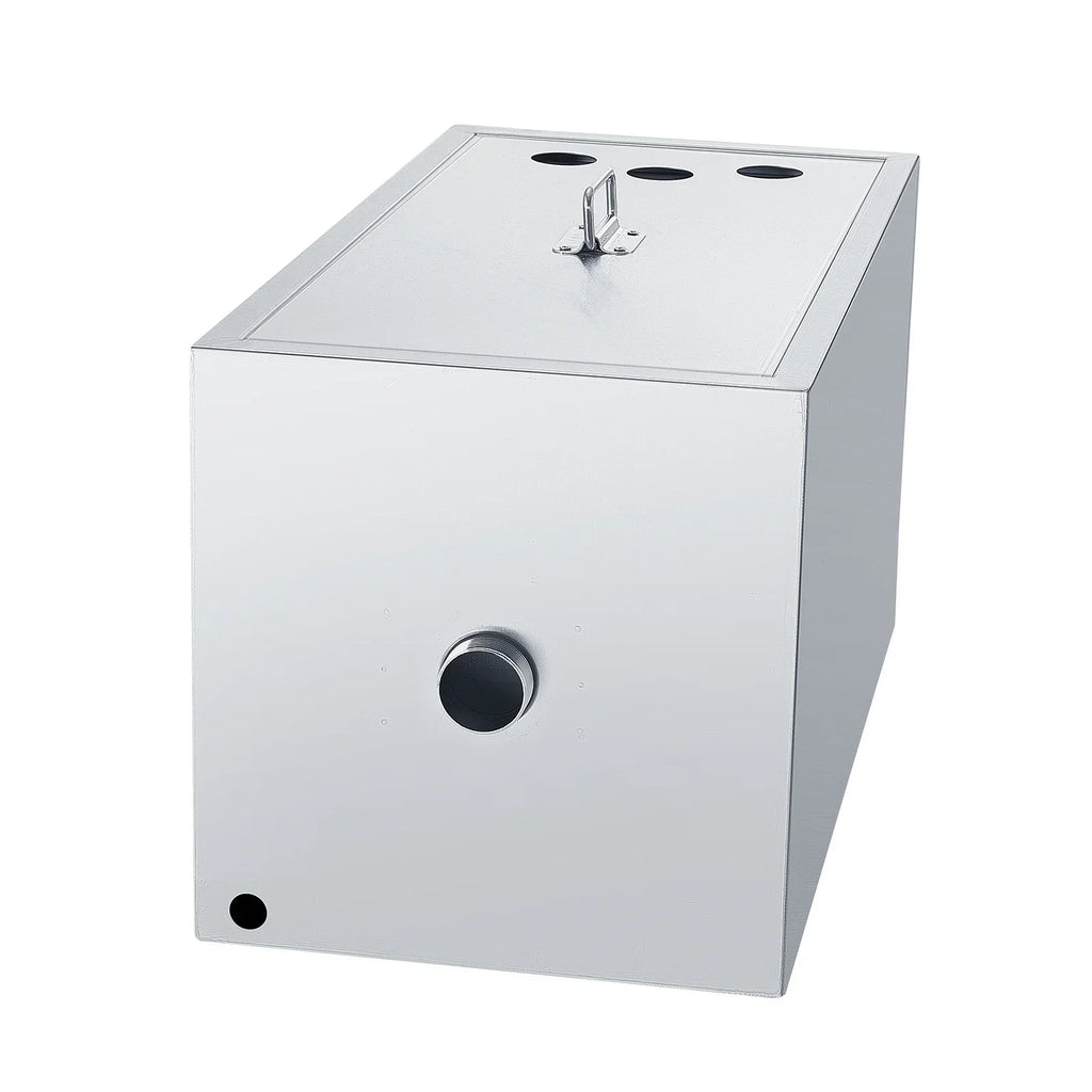 SKYSHALO Commercial Grease Interceptor Trap, 25LB, Stainless Steel
