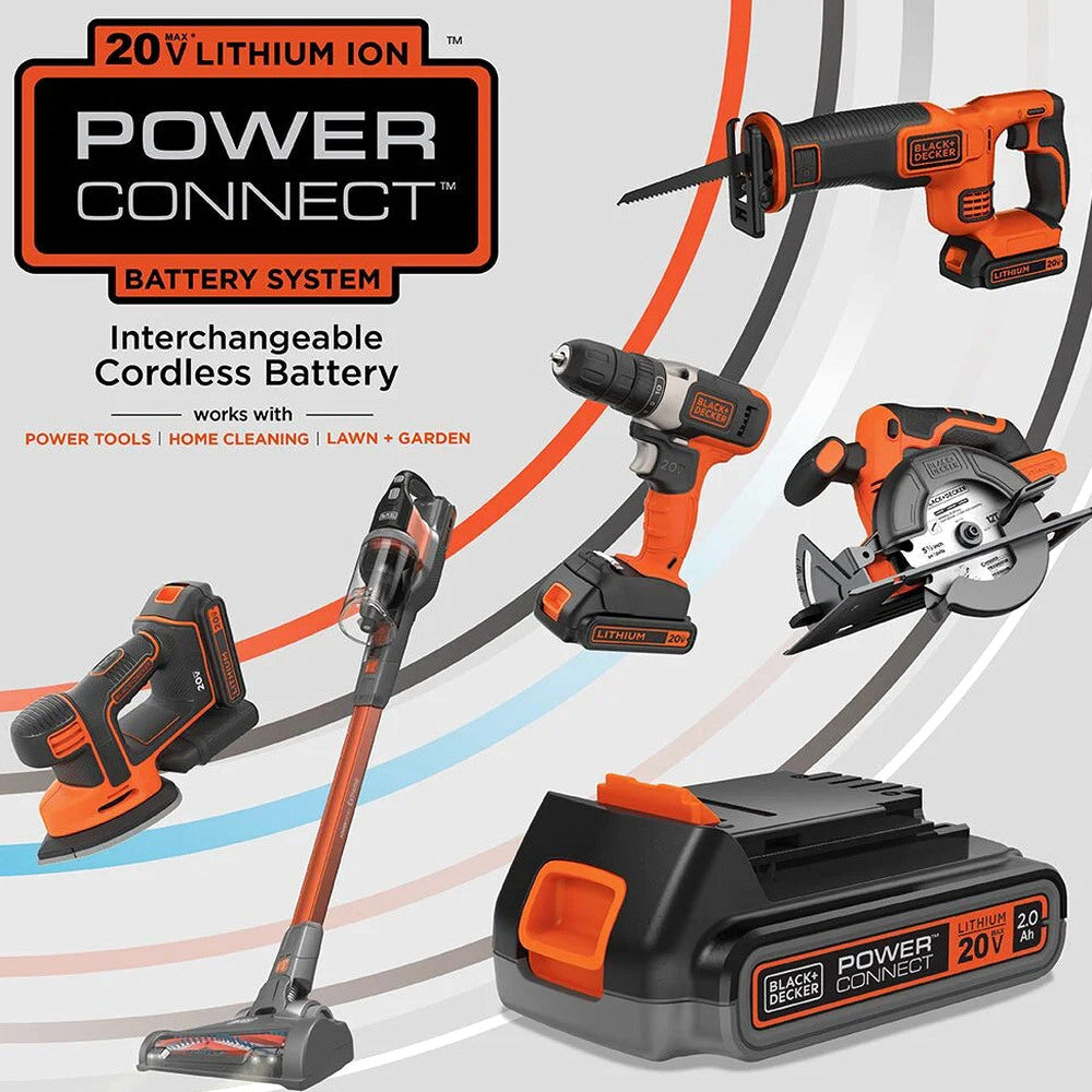 BLACK+DECKER 20V MAX Lithium 12 Inch 3-In-1 Compact Mower - MTC220