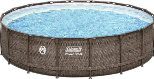 Coleman 18 x 48 Power Steel Frame Above-Ground Swimming Pool Set