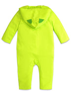 Disney Monsters Inc. Toddler Boy or Girl Cosplay Hooded One Piece Mike Lime Green