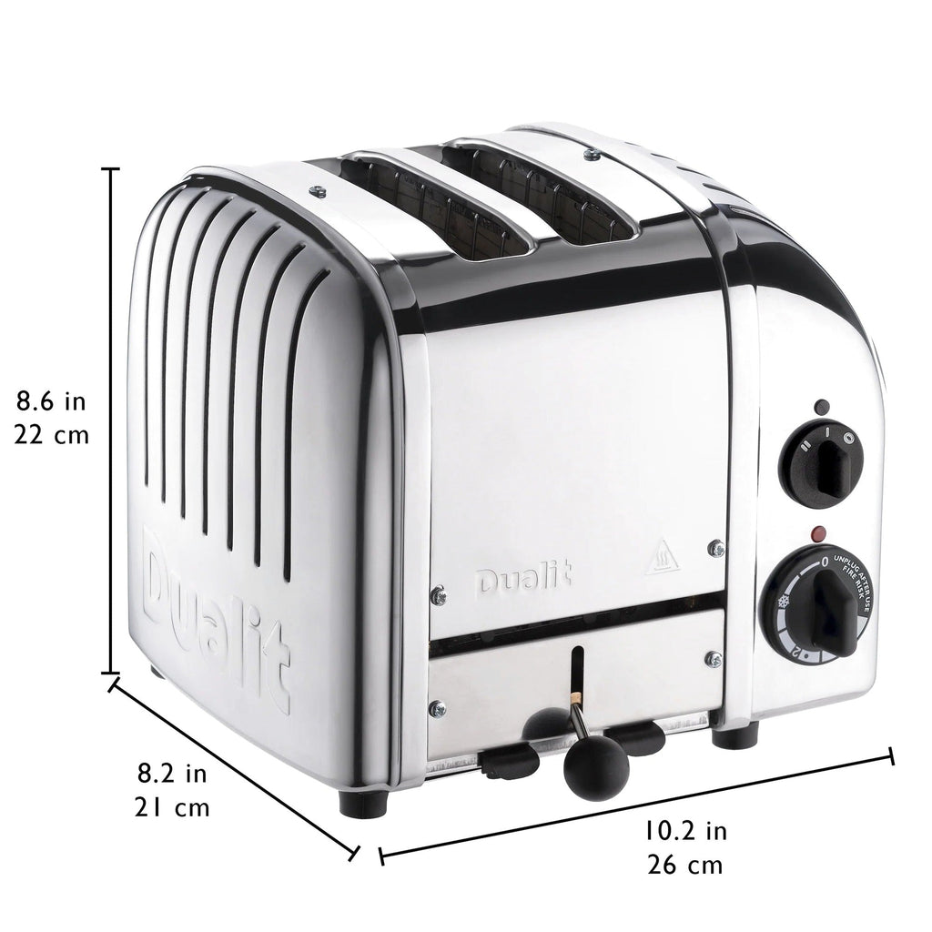 Dualit Classic NewGen 2-Slice Toaster, Stainless Steel