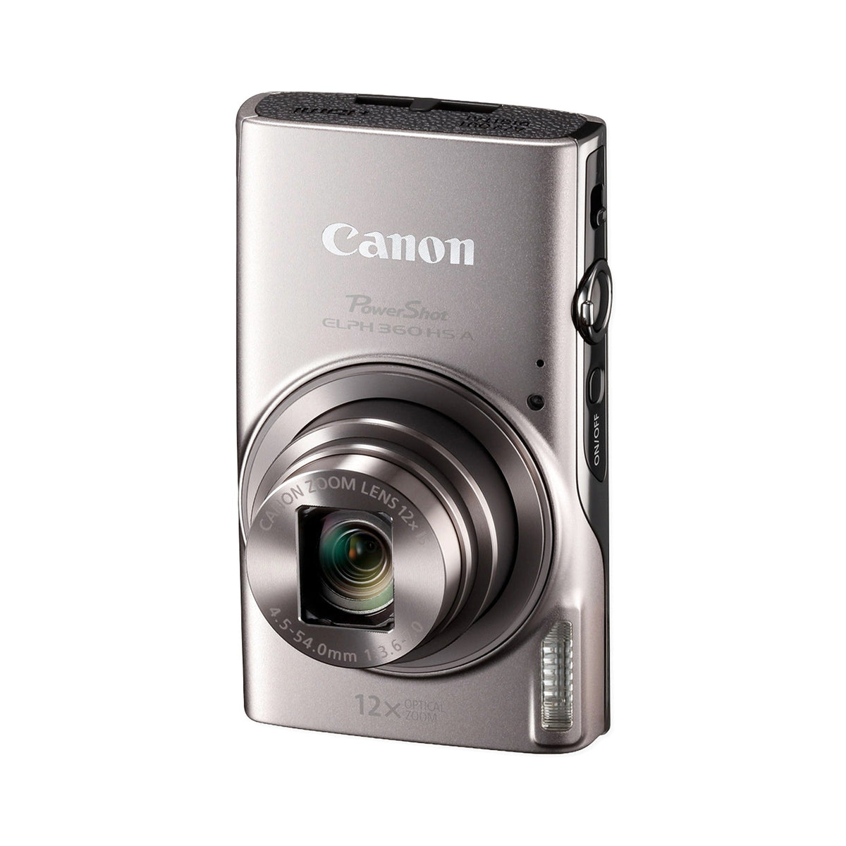 Canon PowerShot ELPH 360 Camera, Silver