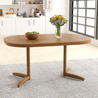 Chromcraft Extendable Dining Table For 4 To 6 Persons With 18 Inch Extension Leaf - Chestnut