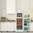 Smad Propane Refrigerator With Freezer, 9.4 Cu Ft, 64 in H, AC 110V - XCD275