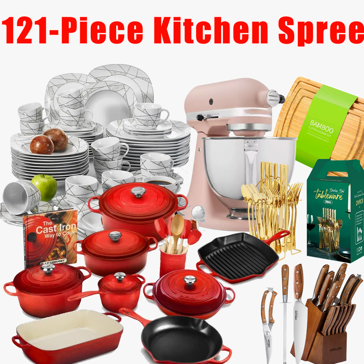 121-Piece Kitchen Set