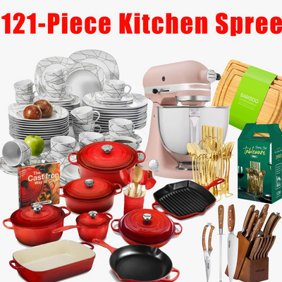 121-Piece Kitchen Set