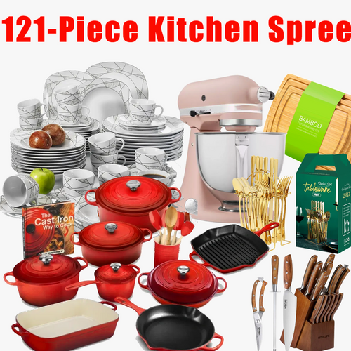 121-Piece Kitchen Set