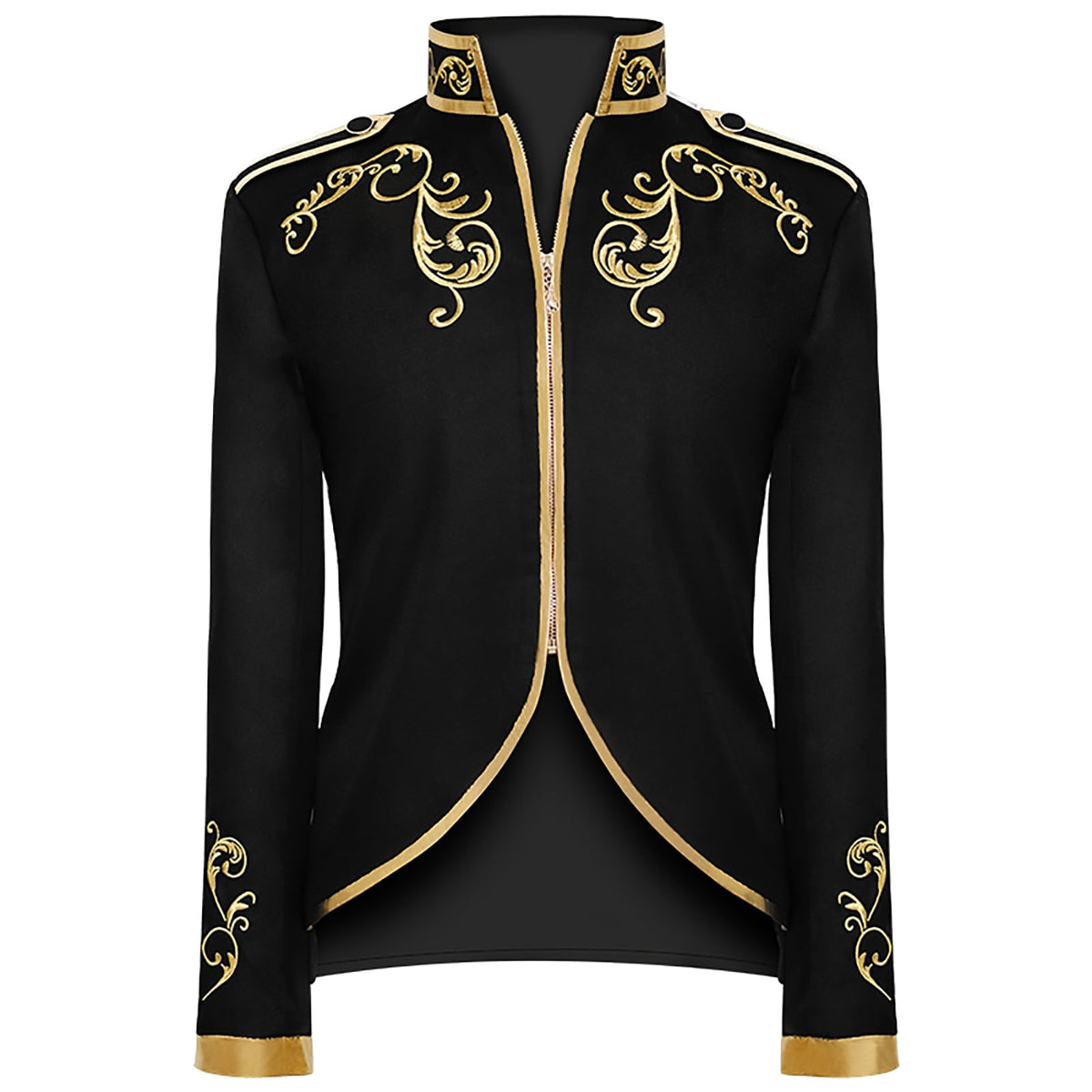 Men LYXSSBYX Mens Jackets Fall Fashion Halloween Men's Costume Men's Mid Length Retro Tuxedo Costume