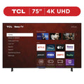 TCL 75in 4-Series 4K UHD HDR Smart TV With Roku And Voice Control