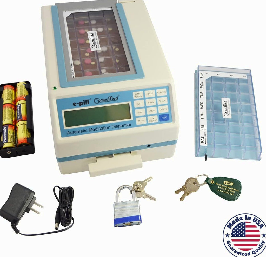 CompuMed Tamper Resistant Automatic Pill Dispenser - AC Powered
