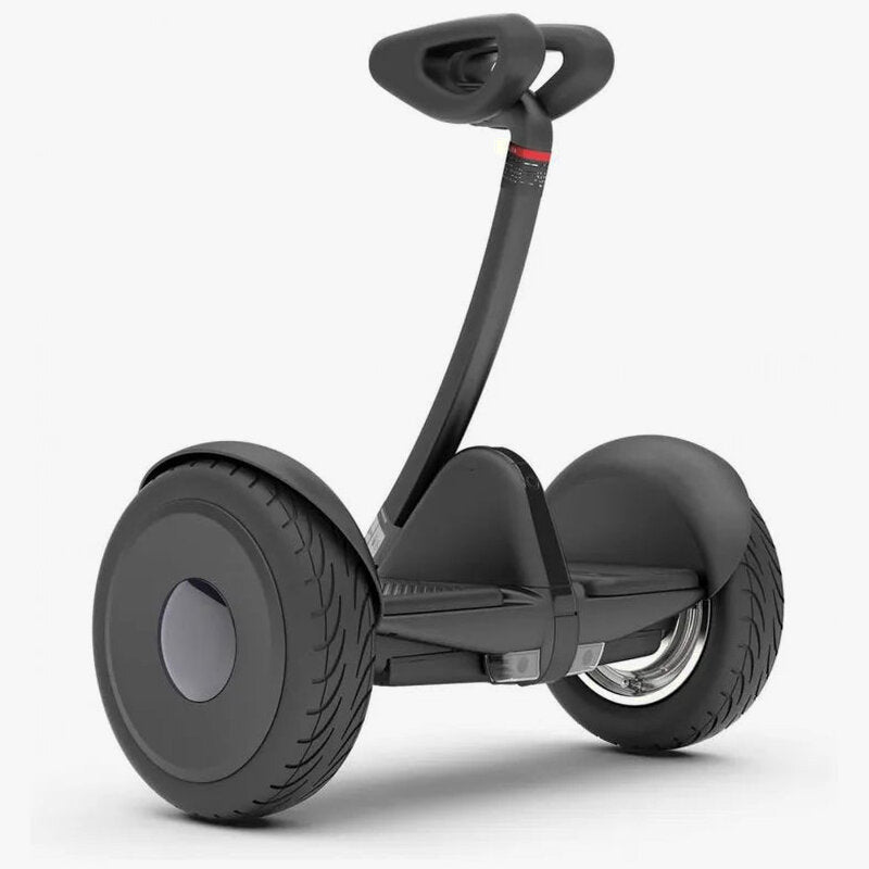 Smart Self Balancing Electric Scooter With LED Light - White And Black