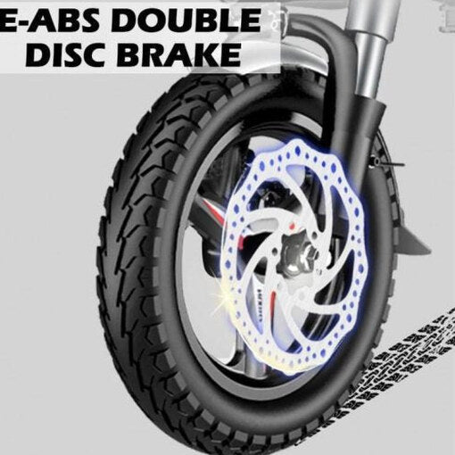 Folding Electric Bike 250W, 14 Inch, LCD Display, Removable Battery, Dual Disc Brake, Black
