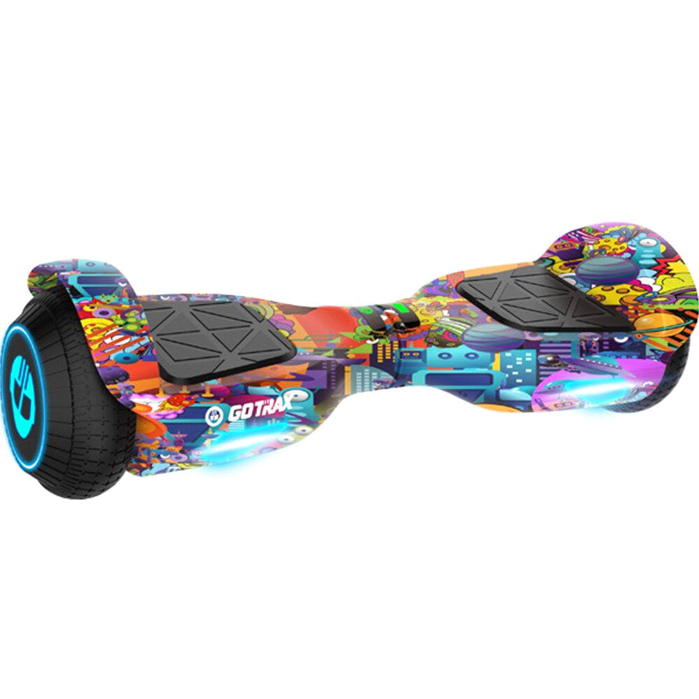 Gotrax EDGE Hoverboard With 6.5-Inch LED Wheels, Dual 200W Motors, 6.2 Mph