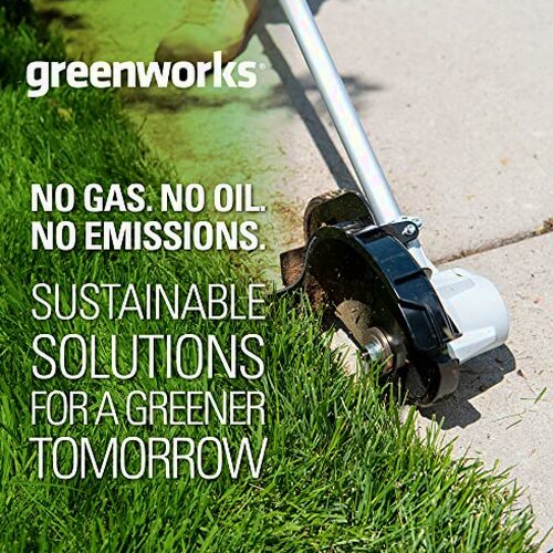 Greenworks 40V Brushless Edger With 8in Blade, 4.0Ah Battery And Charger