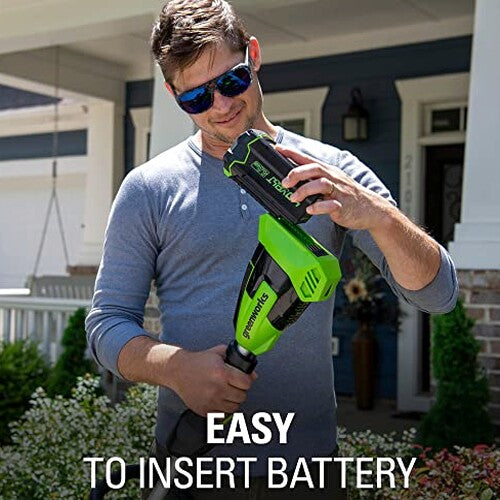 Greenworks 40V Brushless Edger With 8in Blade, 4.0Ah Battery And Charger