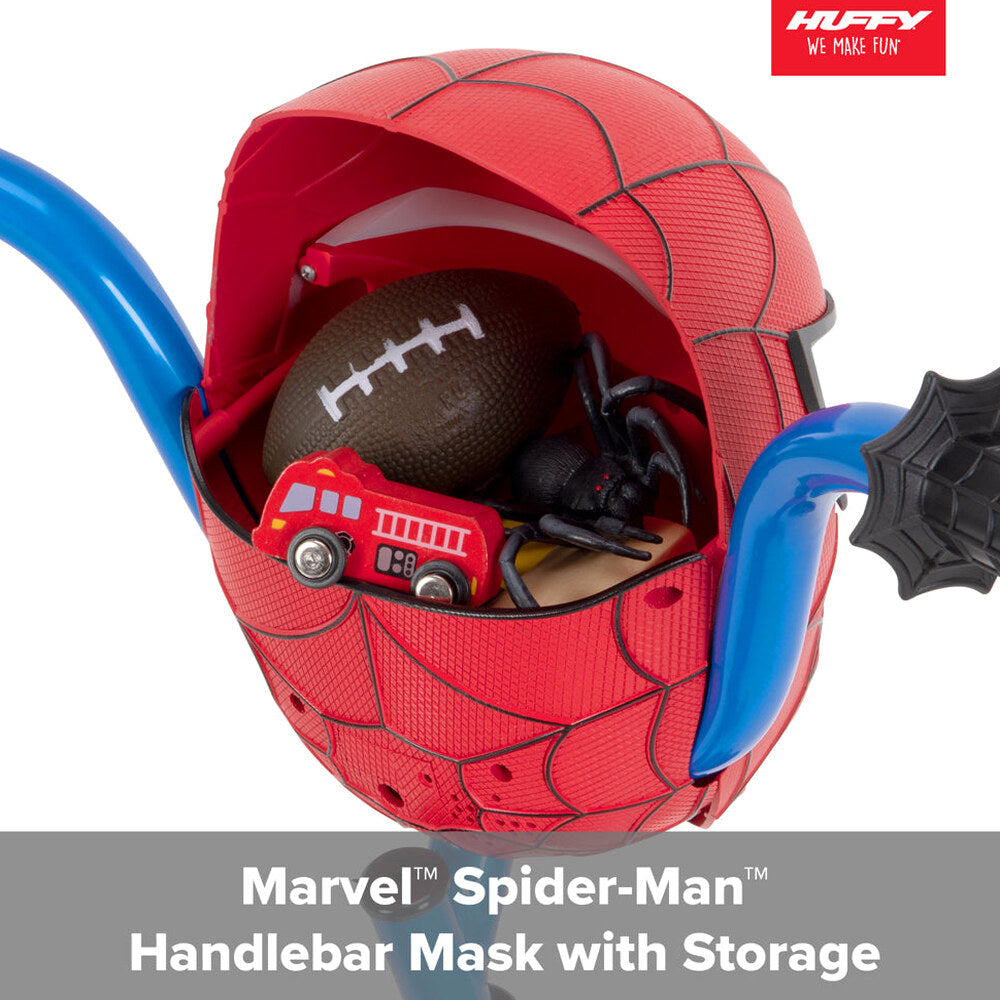 Huffy Marvel Spider-Man 12 inch Boys' Bike With Training Wheels, Steel Frame, Ages 3-5