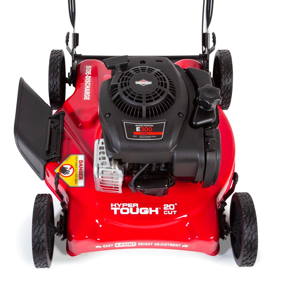 Hyper Tough 20in Gas Push Lawn Mower With 125cc Briggs & Stratton Engine - Prime N Pull