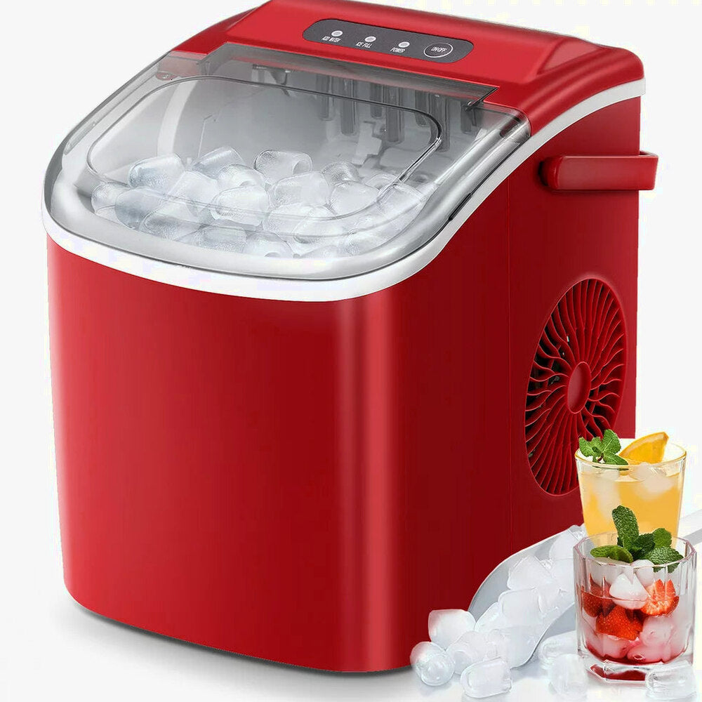 KISSAIR Portable Countertop Ice Maker, 26 lbs/24H - HZB-12/H