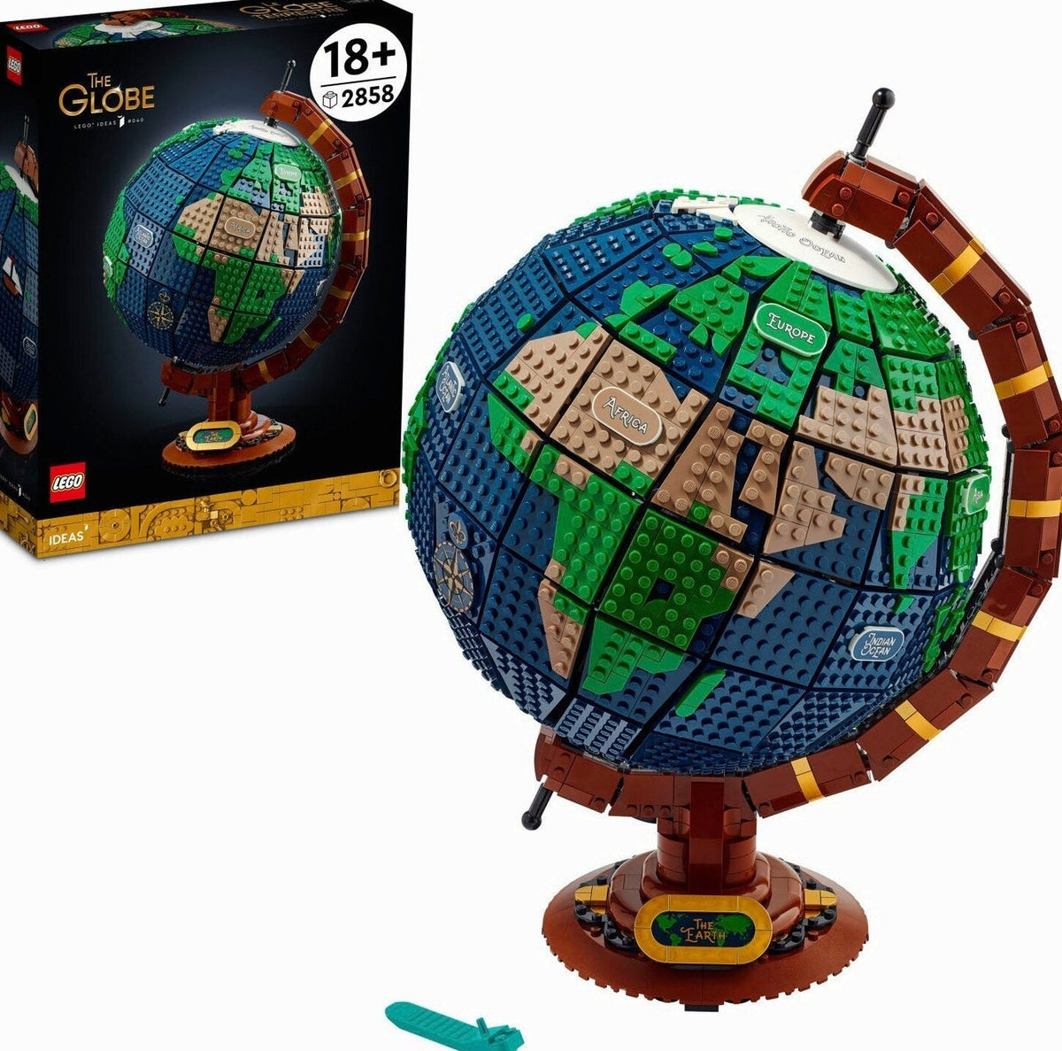 LEGO Ideas The Globe Toy Building Kit, 2585 Pieces - 21332