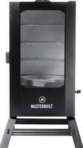 Masterbuilt 40 inch Digital Electric Smoker With Window, Legs, 4 Racks, Black