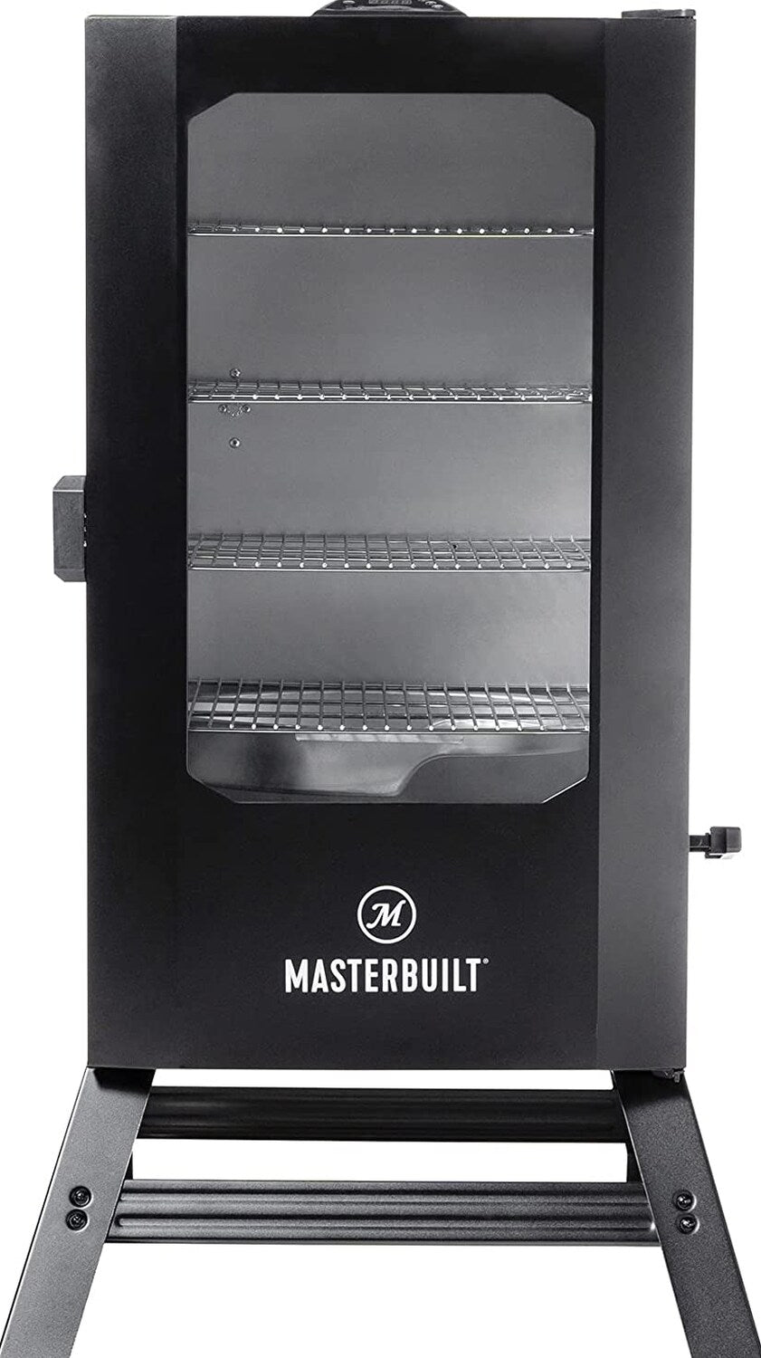 Masterbuilt 40 inch Digital Electric Smoker With Window, Legs, 4 Racks, Black