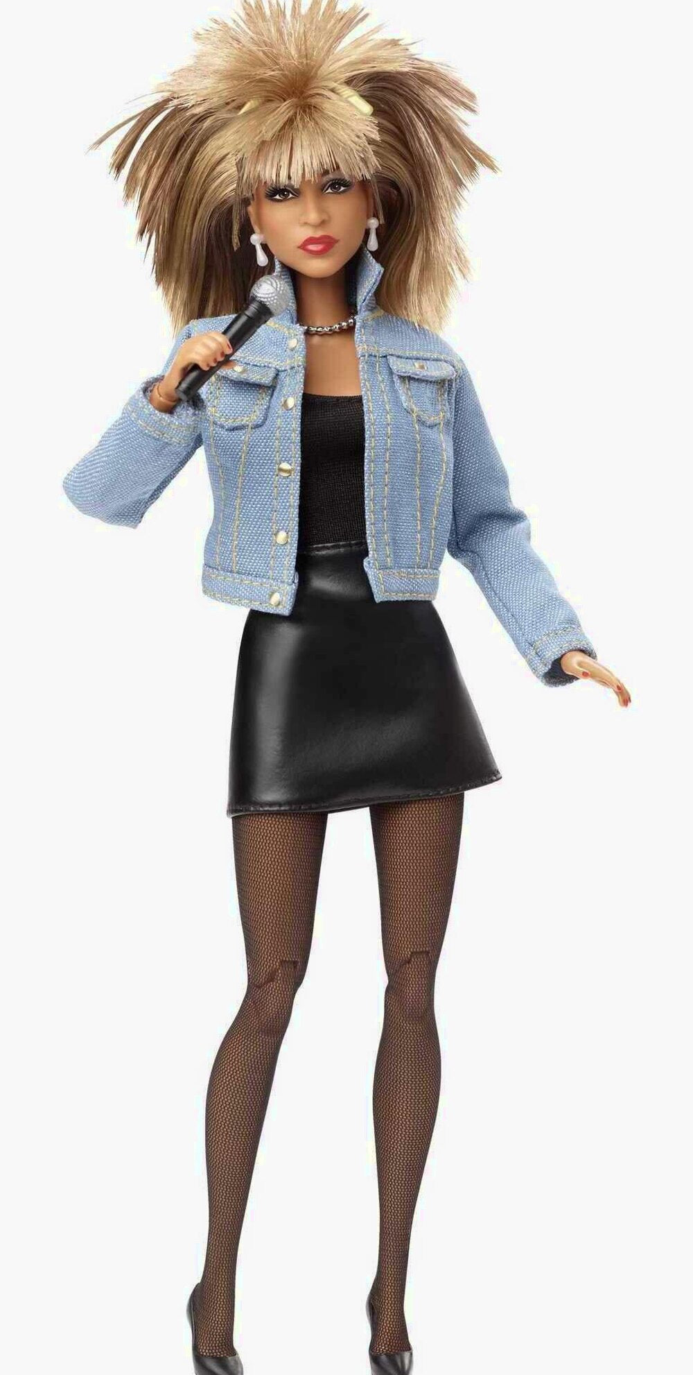 Mattel Barbie Signature Tina Turner Collectible Doll With 90s Outfit & Accessories