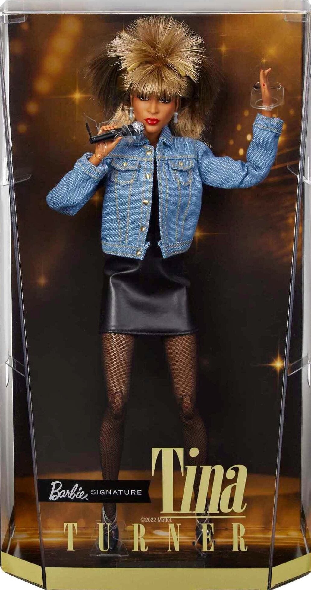 Mattel Barbie Signature Tina Turner Collectible Doll With 90s Outfit & Accessories