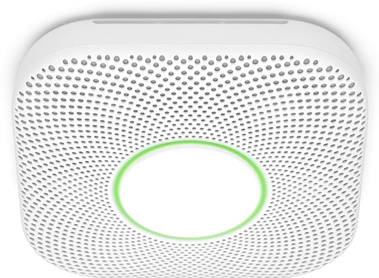 Nest Protect Battery Operated Smoke And Carbon Monoxide Detector - White