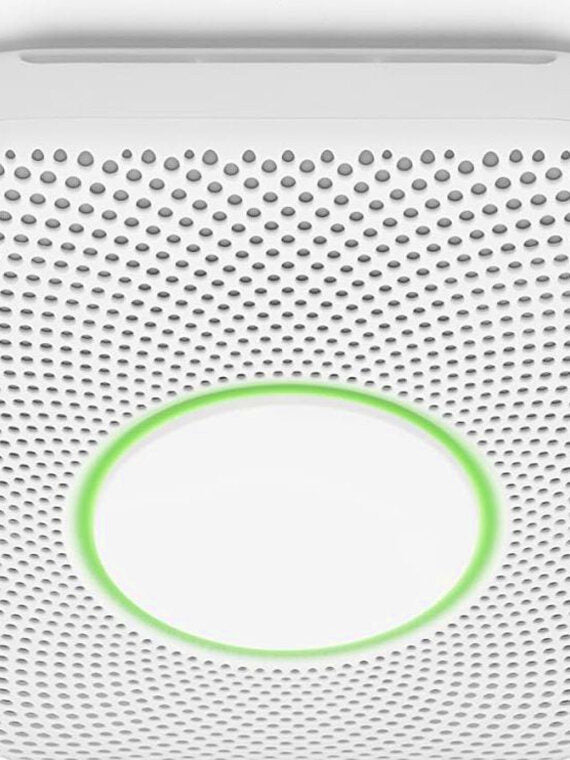 Nest Protect Battery Operated Smoke And Carbon Monoxide Detector - White