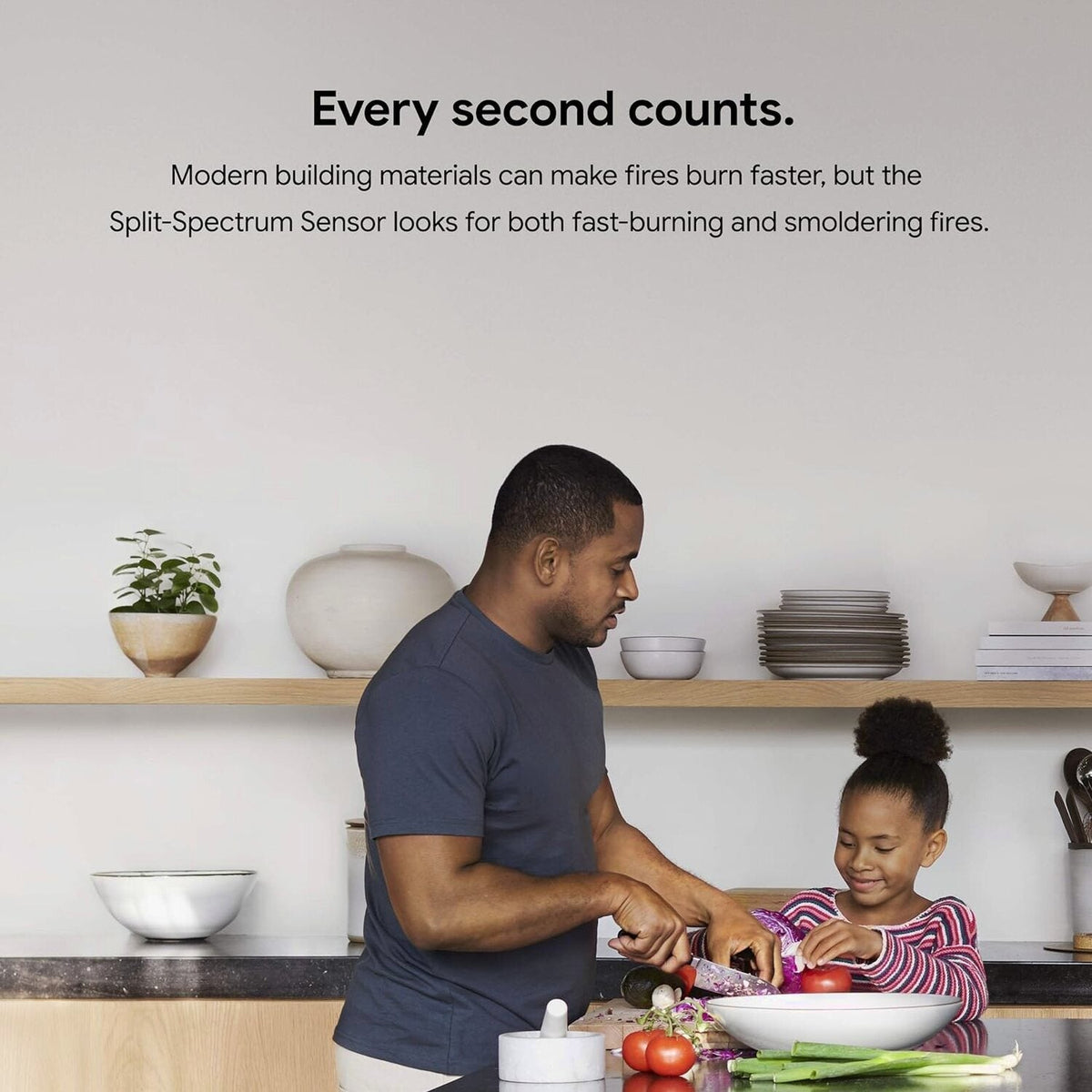 Nest Protect Battery Operated Smoke And Carbon Monoxide Detector - White