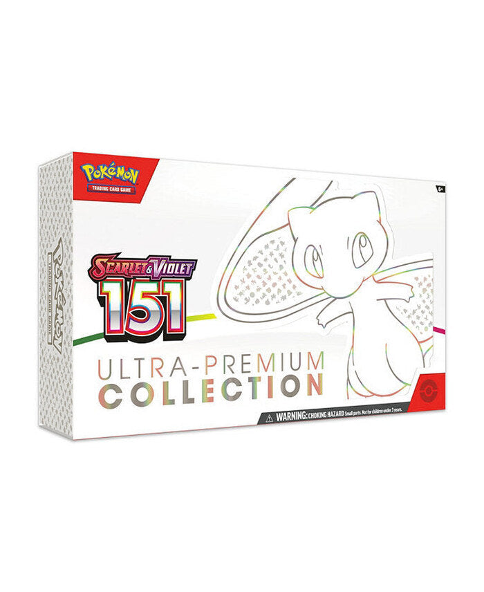 Pokemon Ultra-Premium Collection 2023 Scarlet & Violet-151 With Mew & Mewtwo Cards - 16 Booster Packs