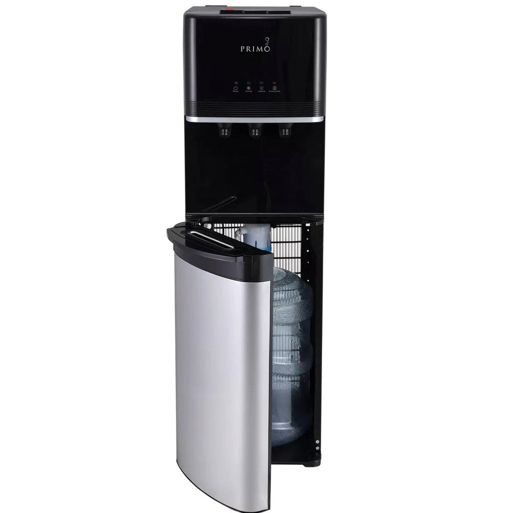 Primo Deluxe Stainless Steel Bottom-Load Water Cooler Dispenser, 3-Temp Settings