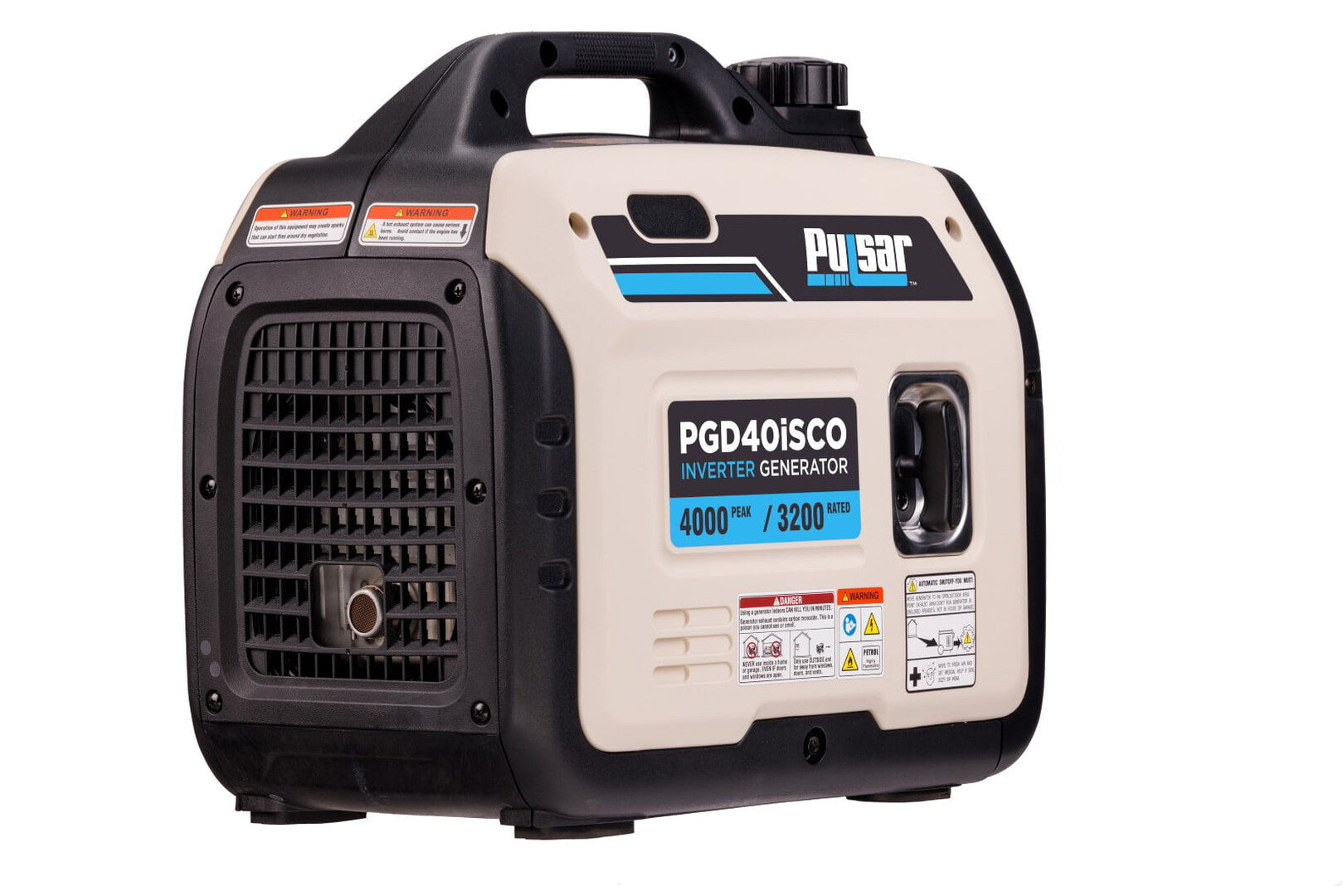 Pulsar 4000-Watt Quiet Inverter Generator With CO Sentry - PGD40iSCO