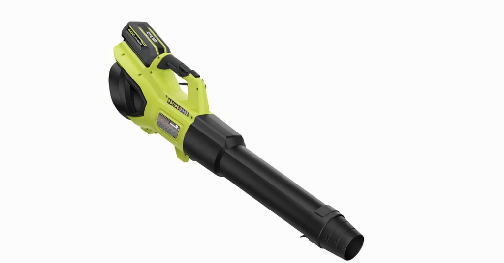 RYOBI 40V HP Brushless Cordless Leaf Blower, 730 CFM, 190 MPH, 2x 4.0 Ah Batteries And Charger