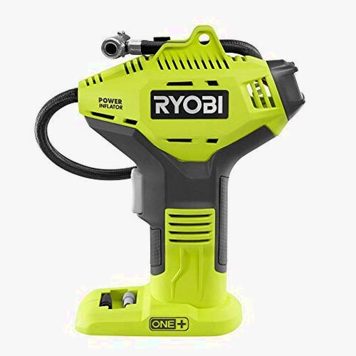 RYOBI ONE+ Cordless Air Inflator With Digital Gauge, 18V 4.0 Ah Lithium-Ion Battery - P737D